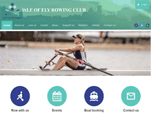 Tablet Screenshot of elyrowingclub.org.uk